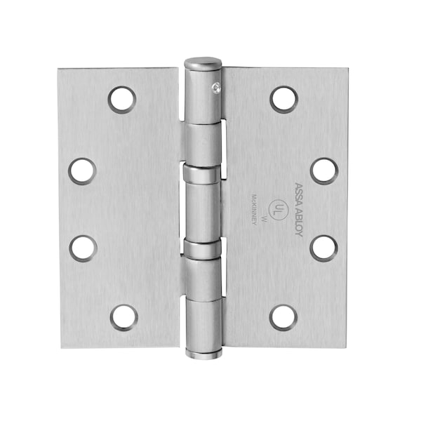 Mckinney Hinges McKinney 4-1/2inx4-1/2in Square Corner Standard Weight 5 Knuckle Ball Bearing Hinge with Non TA271441226DNRP - main